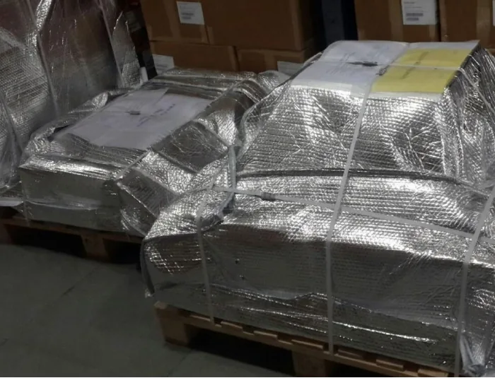 Cold chain thermal cargo packing